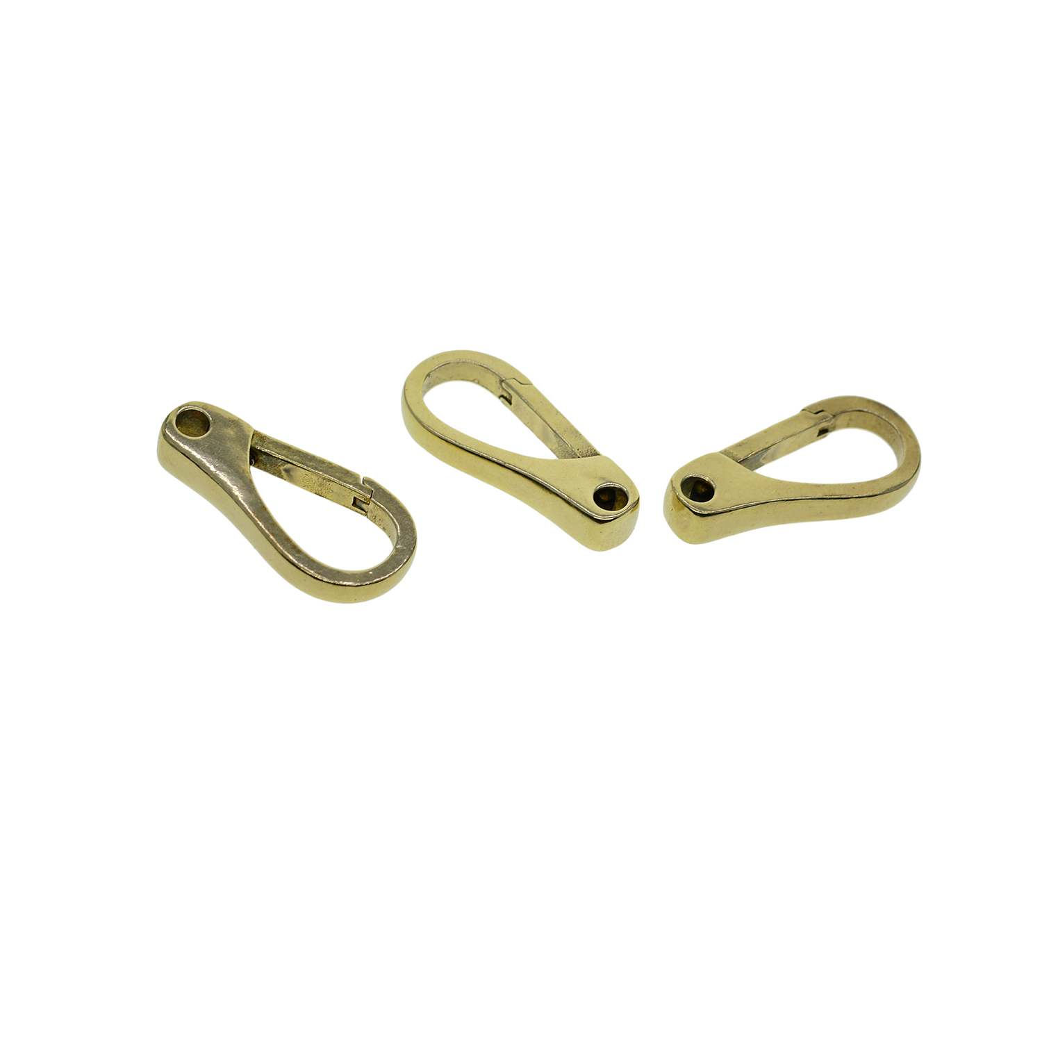 Chain Quick Link - Handmade ทองเหลืองขัดเงา Snap ฤดูใบไม้ผลิ Clasp Quick