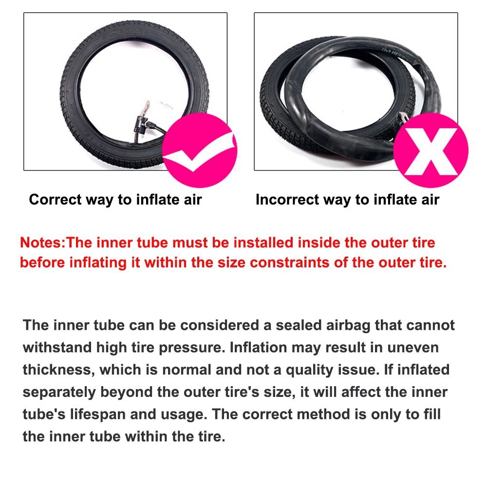ยางในจักรยานยางกันรั่ว 12-20 น - Mountain Biking Tube บทวิจารณ์และราคา
